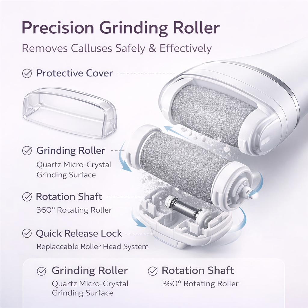 𝑷𝒐𝒓𝒕𝒂𝒃𝒍𝒆 𝑬𝒍𝒆𝒄𝒕𝒓𝒊𝒄 𝑭𝒐𝒐𝒕 𝑪𝒂𝒍𝒍𝒖𝒔 𝑹𝒆𝒎𝒐𝒗𝒆𝒓 – 𝑹𝒆𝒄𝒉𝒂𝒓𝒈𝒆𝒂𝒃𝒍𝒆 𝑷𝒆𝒅𝒊𝒄𝒖𝒓𝒆 𝑭𝒐𝒐𝒕 𝑭𝒊𝒍𝒆 𝒘𝒊𝒕𝒉 𝑳𝑬𝑫 𝑫𝒊𝒔𝒑𝒍𝒂𝒚 & 𝑹𝒆𝒑𝒍𝒂𝒄𝒆𝒂𝒃𝒍𝒆 𝑹𝒐𝒍𝒍𝒆𝒓 𝑯𝒆𝒂𝒅  已改 美