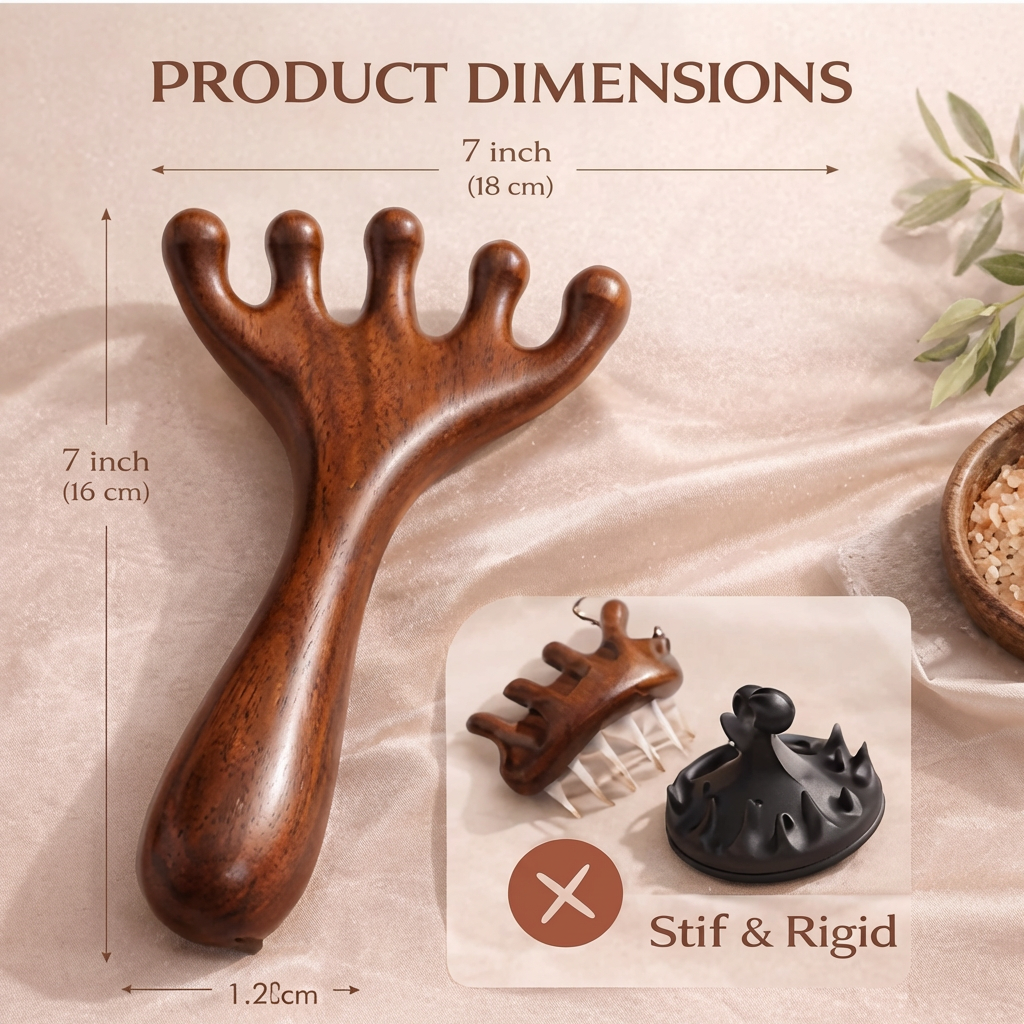 𝑨𝒏𝒕𝒍𝒆𝒓 𝑾𝒐𝒐𝒅𝒆𝒏 𝑺𝒄𝒂𝒍𝒑 𝑴𝒂𝒔𝒔𝒂𝒈𝒆𝒓 – 𝑵𝒂𝒕𝒖𝒓𝒂𝒍 𝑾𝒂𝒍𝒏𝒖𝒕 𝑯𝒆𝒂𝒅 𝑴𝒂𝒔𝒔𝒂𝒈𝒆 𝑻𝒐𝒐𝒍 𝒇𝒐𝒓 𝑫𝒆𝒆𝒑 𝑹𝒆𝒍𝒂𝒙𝒂𝒕𝒊𝒐𝒏 & 𝑺𝒕𝒓𝒆𝒔𝒔 𝑹𝒆𝒍𝒊𝒆𝒇  已改 美