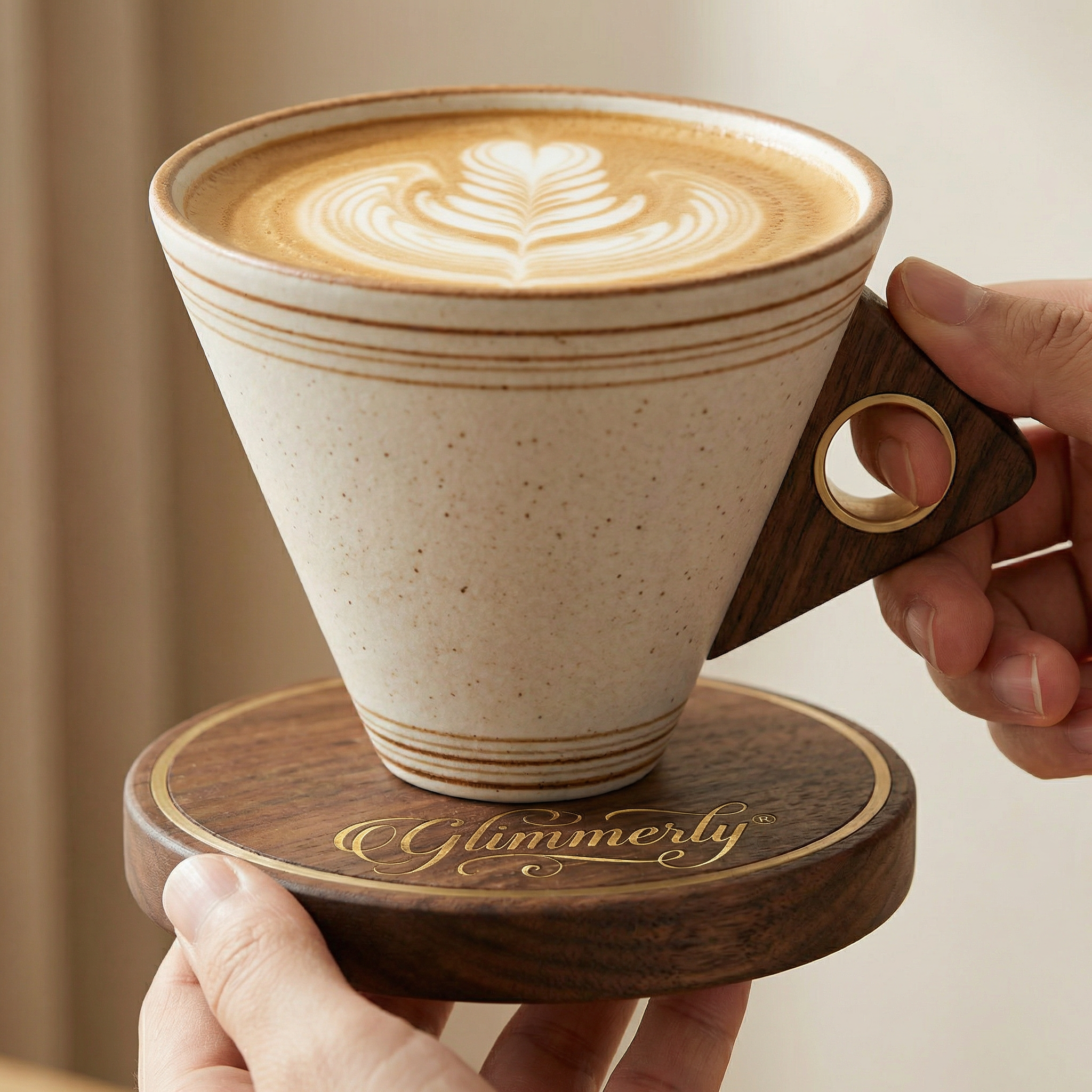 已改🍵𝑉𝑖𝑛𝑡𝑎𝑔𝑒 𝐶𝑜𝑓𝑓𝑒𝑒 𝑀𝑢𝑔 𝑤𝑖𝑡ℎ 𝑊𝑜𝑜𝑑𝑒𝑛 𝐻𝑎𝑛𝑑𝑙𝑒 & 𝑆𝑎𝑢𝑐𝑒𝑟😆