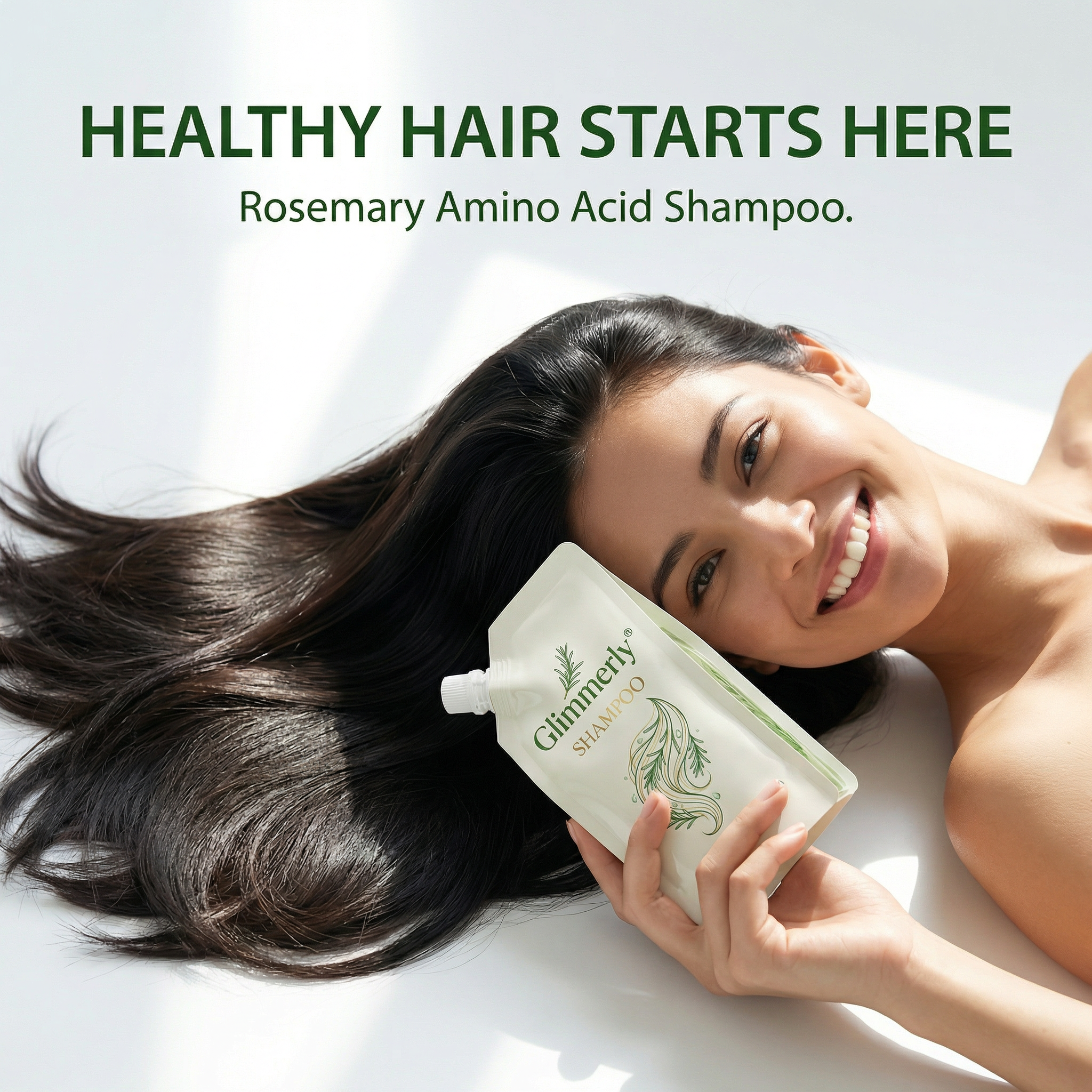 Glimmerly® Aloe Repair Shampoo — Hydrate, Strengthen & Restore Hair Naturally  已改 美