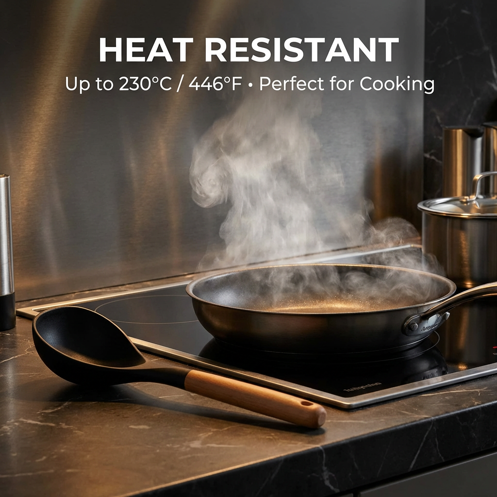 已改𝑴𝒖𝒍𝒕𝒊-𝑭𝒖𝒏𝒄𝒕𝒊𝒐𝒏 𝑺𝒊𝒍𝒊𝒄𝒐𝒏𝒆 𝑪𝒐𝒐𝒌𝒊𝒏𝒈 𝑺𝒑𝒐𝒐𝒏 – 𝑯𝒆𝒂𝒕 𝑹𝒆𝒔𝒊𝒔𝒕𝒂𝒏𝒕 𝑵𝒐𝒏-𝑺𝒕𝒊𝒄𝒌 𝑺𝒑𝒂𝒕𝒖𝒍𝒂 𝒘𝒊𝒕𝒉 𝑾𝒐𝒐𝒅𝒆𝒏 𝑯𝒂𝒏𝒅𝒍𝒆